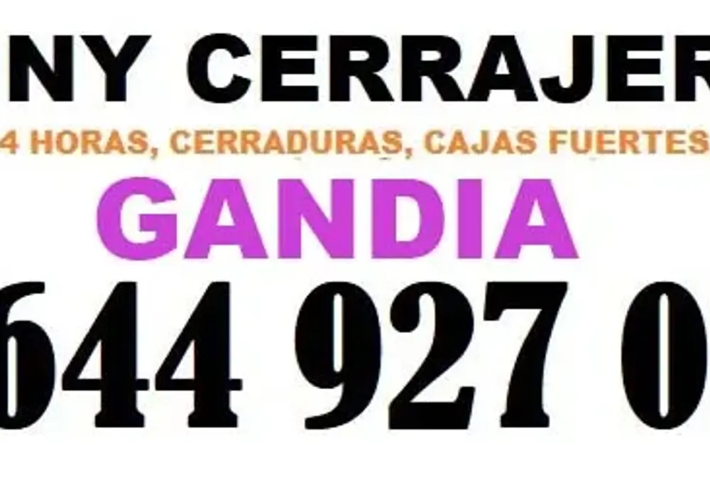 cerrajeros en Gandia